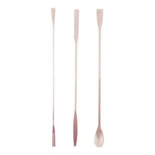 定做316L 304不锈钢取样勺药匙手工微量双头药勺刮勺药刮刮铲