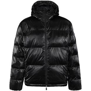 Armani阿玛尼EA7男士2025新款冬季保暖高端棉服连帽棉衣印花外套