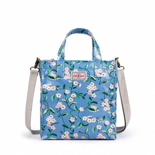 Cath Kidston英伦碎花田园手提购物袋斜挎包单肩包防水拉链便当包