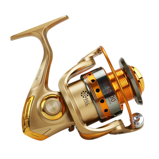 包邮1000-7000型12轴全金属头摇臂渔轮垂钓渔线轮纺车轮海竿轮