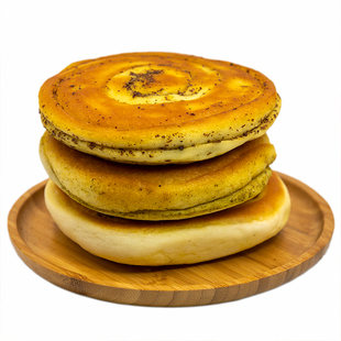 甘肃特产荏锅盔紫苏饼平凉大饼油馍烤饼烤馍西北传统糕点特色小吃