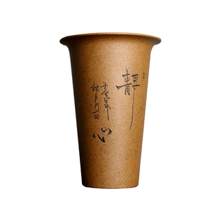 玲珑青砂堂紫砂花盆春兰蕙兰文竹兰花透气段泥柴烧斗型套盆兰花盆