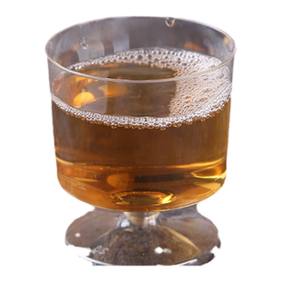 60ml小杯子 一次性小杯子 高脚杯硬塑料杯加厚小杯子一体 品尝杯