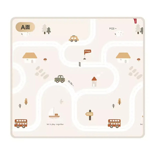 丸丫爬爬垫婴儿加厚家用整体地垫儿童无甲醛ixpe宝宝折叠款爬行垫