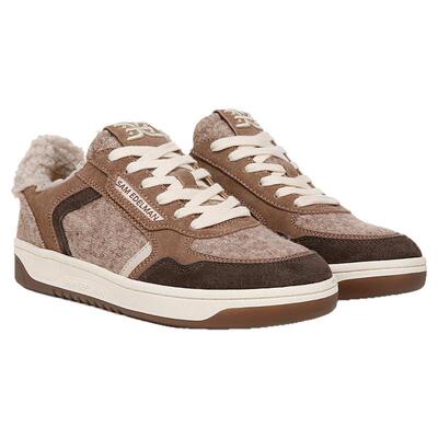 明星同款SAM EDELMAN山姆爱德曼冬毛绒拼接休闲板鞋女HARPER COZY