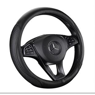 汽车真皮方向盘套 四季通用真牛皮把套专用非手缝防滑耐磨