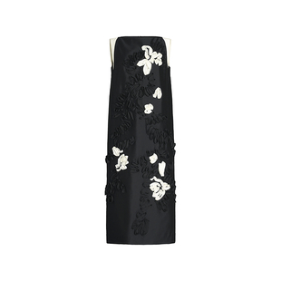 【新能量黑裙】Marisfrolg玛丝菲尔气质年会礼服连衣裙