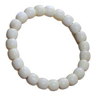 正宗海南白玉菩提天然原生态手串无相文玩佛珠顺白男女款DIY手链