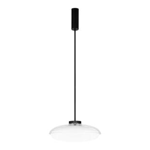 诺克悬月现代吊灯餐厅灯吧台餐桌书房灯客厅设计师圆桌灯白玉玻璃