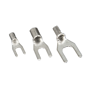 UT1-3全铜冷压接线端子叉型Y形端头U型压线裸端子线鼻子SNB线耳