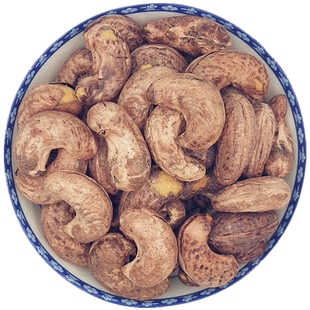 新货大颗粒越南紫皮腰果A180带衣进口虎皮原味盐焗红标紫衣大腰果