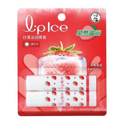 曼秀雷敦什果冰草莓果香润唇膏