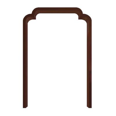 定制宋式美学垭口实木海棠角门套