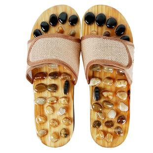 南极人按摩拖鞋足底穴位鹅卵石足疗鞋男女脚底按摩鞋防滑夏凉拖鞋