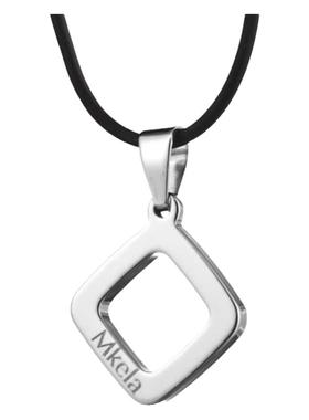 梦克拉钨金吊坠  菱星