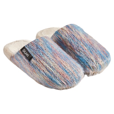 朴西时尚流苏长绒毛棉拖鞋