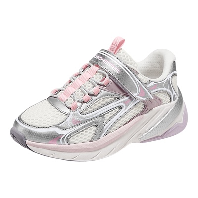 Skechers斯凯奇2025新款儿童运动鞋女童低帮搭扣透气休闲鞋