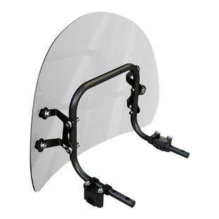 适用于SYM三阳 4MICA 前挡风玻璃小蚂蚁摩托车通用改装透明风挡板