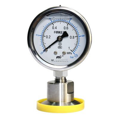yntp-60bf不锈钢隔膜压力表