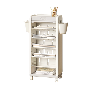 英禾儿童书架落地置物架可移动书本收纳架简易书房收纳神器储物架