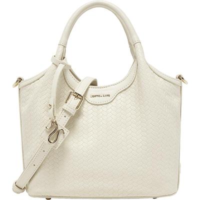 百思图2025秋季新款手提包时尚简约编织风单肩斜挎包女J3061CX5