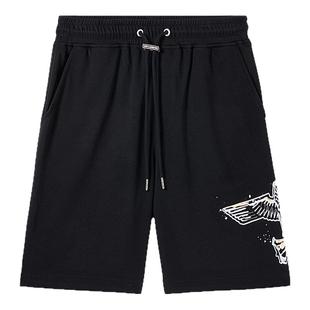 BOYLONDON夏季男女同款动漫风印花街头时尚潮牌百搭短裤N13804