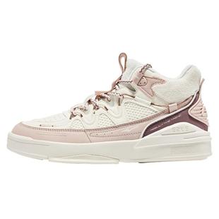 山河鸿星尔克女鞋高帮板鞋春秋季休闲鞋保暖运动鞋子奥莱清仓女鞋