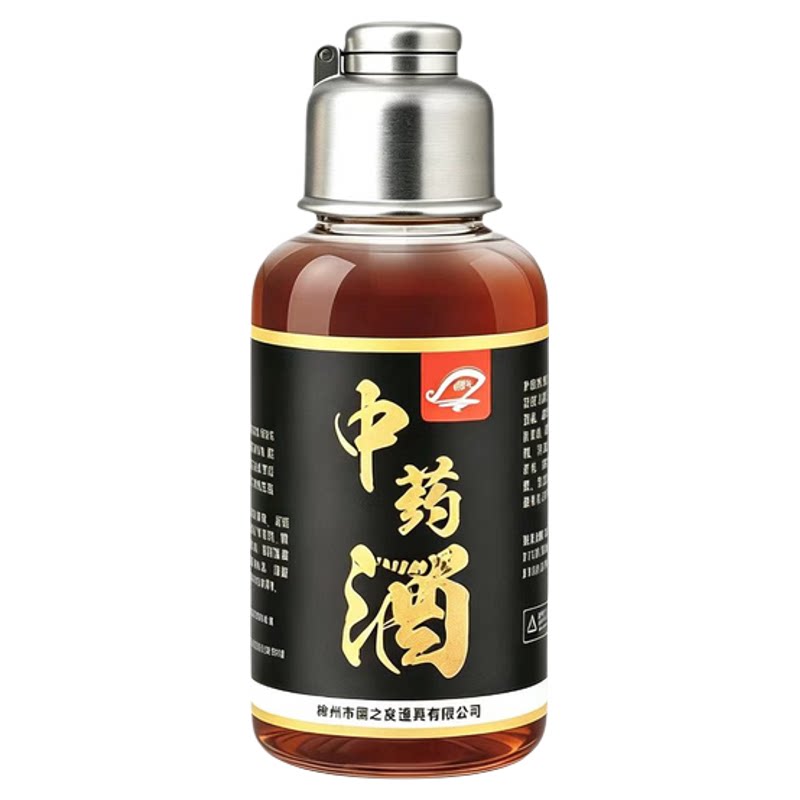 中药酒黑坑野钓鲫鲤鱼饵料开口剂诱食剂钓鱼小药野钓黑坑四季通用