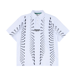 DEVEREUX GOLF高尔夫运动休闲速干透气短袖POLO衫波点印花宽松T恤