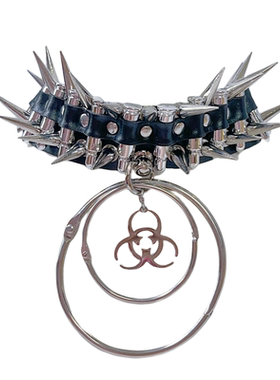 欧美朋克小众子弹项圈