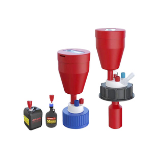 4simple废液瓶盖液相废液收集过滤器GL45/S60螺纹盖废液桶耐腐蚀