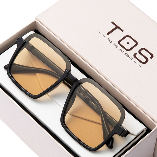 GM墨镜男女茶色防晒防紫外线高级感变色夏日开车太阳眼镜2025新款