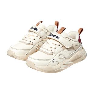 基诺浦机能鞋冬男女宝宝加绒小童鞋舒适保暖意式学步鞋GW1661