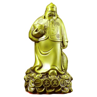 铜钱掌柜铜财主钱老板一本万利摆件地主装饰品客厅店铺沈万三铜像