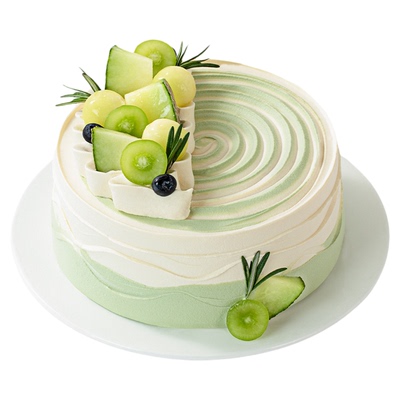 【幸福西饼】乌龙蜜瓜生日蛋糕动物奶油同城配送礼物甜品水果聚会