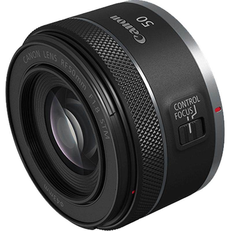 佳能rf50 1.8小痰盂定焦镜头全大光圈标准人像微单镜头R50 R10 R8