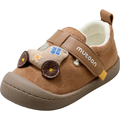 牧童儿童幼儿园室内鞋加绒帆布鞋