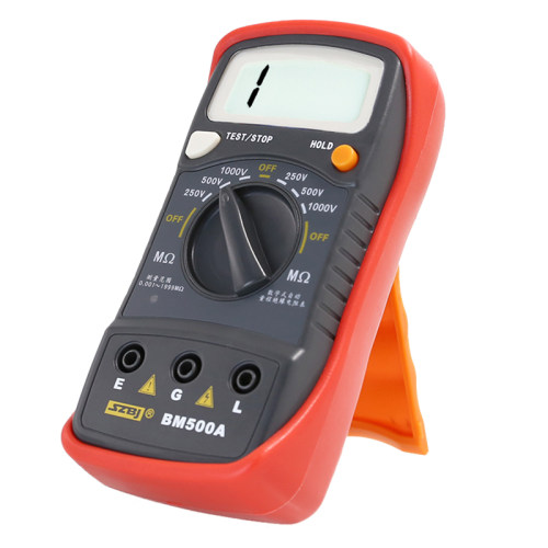 滨江BM500A数字绝缘电阻测试仪 电子摇表1000V 250V兆欧表电阻表
