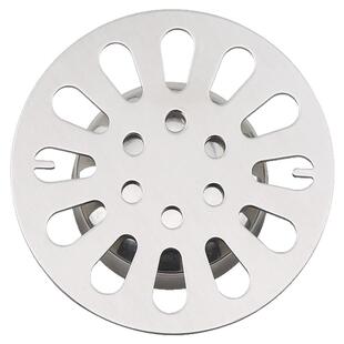 地漏盖子圆形水滴封闭盖防臭下水道封口盖不锈钢卫生间过滤网防虫