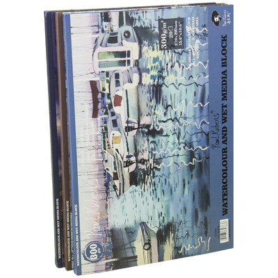 鲁本斯水彩纸300g中粗纹