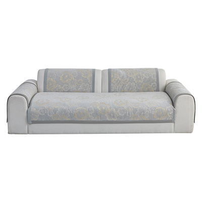 直排防滑真皮沙发垫四季通用轻奢