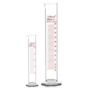 天玻/环球刻度真品玻璃量筒量杯圆底六角底量筒/10ml/20ml//50ml/100mll250ml500ml1000mll化学实验耗材器皿