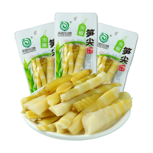云南山椒新鲜嫩笋尖泡椒酸辣休闲解馋脆笋开袋即食零食品整箱批发