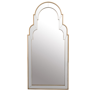 欧式落地镜卧室靠墙镜衣帽间大镜子服装店试衣镜家用装饰镜定制镜