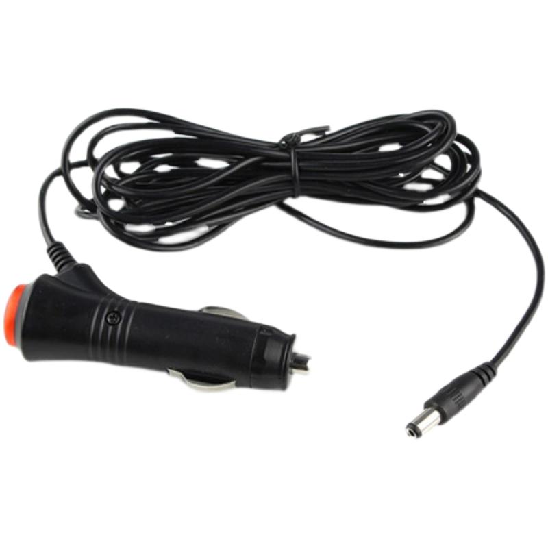 汽车载风扇12V24V低音炮点烟器带开关电源线按摩枕音响DC头连接线