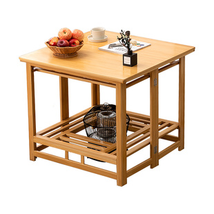 茶几客厅家用烤火桌子新款长方形烤火架湖南折叠简易餐桌冬季取暖