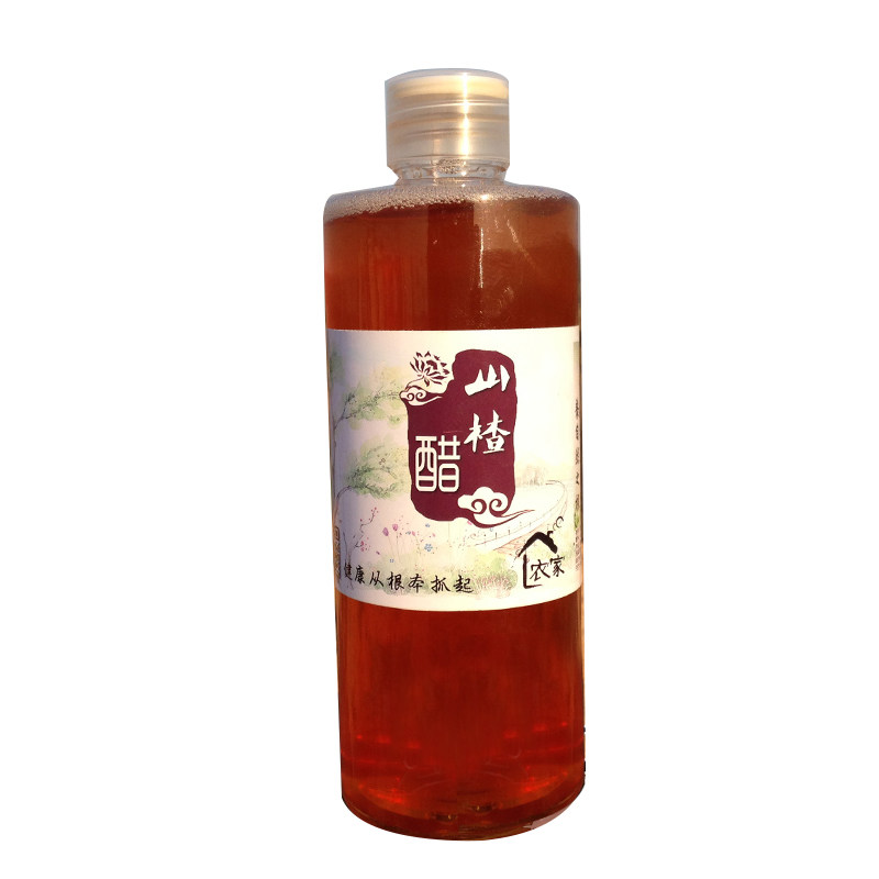 山楂醋原浆天然水果醋纯山西农家自酿造无浓缩发酵添加饮料1000ml