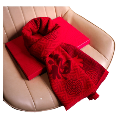 秋冬季中国风女加厚保暖围巾围脖