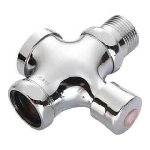 全铜蹲便器冲水阀手按式大便池延时阀门厕所自闭式按压冲洗阀开关