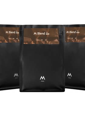 【门店同款】M Stand精品咖啡豆M Blend750g拼配豆咖啡豆深烘焙